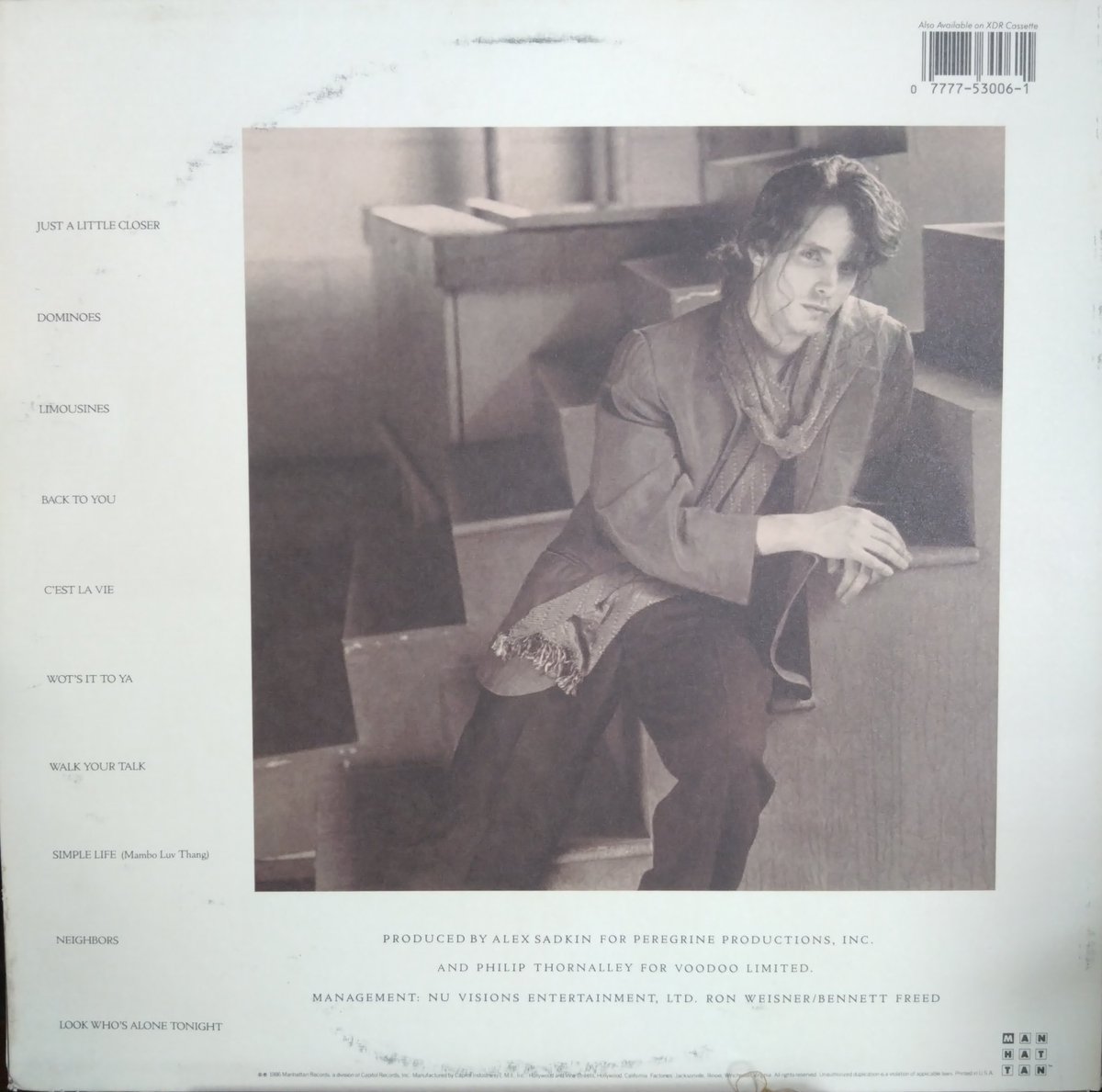 100円で買ってみたよ🙋
🇺🇲ROBBIE NEVIL 1986年1st
ブルー・アイド・ソウルであり、エレポップでもある彼の音楽性は、ジャンルのカテゴライズ著しい🇺🇲では希少な存在

🎙️C'est La Vie
youtu.be/W1GrLZM6-KQ?si…

🎙️Dominoes
youtu.be/UlucGdeT37E?si…

🎙️Wot's It To Ya
youtu.be/cMiotBWtPRw?si…