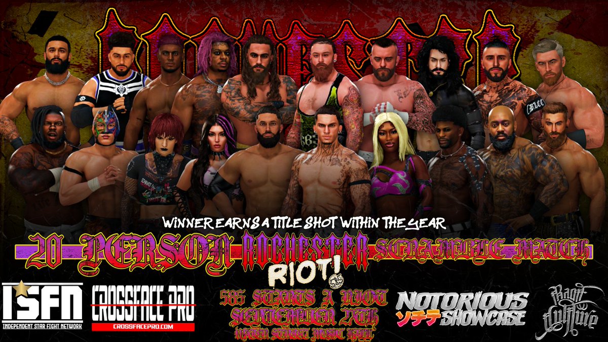 Announcing the participants of the 20 man scramble for a Championship Match up of their choice within a year of their victory, we got a stacked list of competition