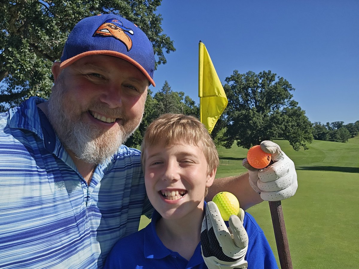 Took mini-me golfing on a real course for the first time this weekend. Back 9.

He did great.

If letting him drive the cart for a few holes (say 12-16 before nearing the clubhouse) weren't against the rules he might have said it was the best part of it all... hypothetically. 🤣