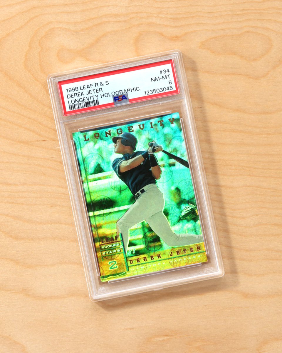 PSAcard's tweet photo. A 1-of-1 numbered to 50? 

This just-graded insert celebrates the Captain’s 20-year career with a 01/50 stamp. Unlike the other 49 copies printed on foil board, the very first card off the line received an exclusive hologram finish, making it a true — and unusually numbered — 1-of-1.