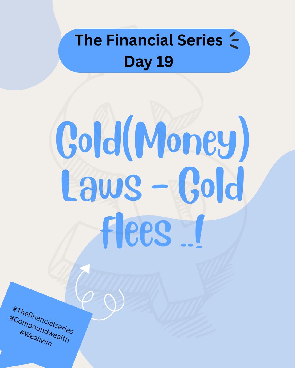 morhu_nancy's tweet photo. Avoid losing it all.....avoid losing your hard earned money, dear!!
Day 19 of The Financial Series presents to us the 5th law of gold(money) in all practicality. Let's unravel it.
#Thefinancialseries #Compoundwealth #Weallwin https://t.co/NdeazL40da