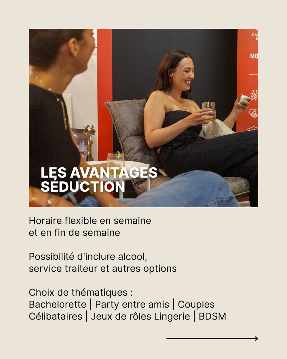 SeductionMTL's tweet photo. Nouveau à la boutique Métropolitain ✨

Envie d’une activité originale entre amis ? Venez découvrir nos démos et présentations privées en magasin.

📲 Réservez dès maintenant https://t.co/N1GzhMZJht https://t.co/YJFfEHg46E