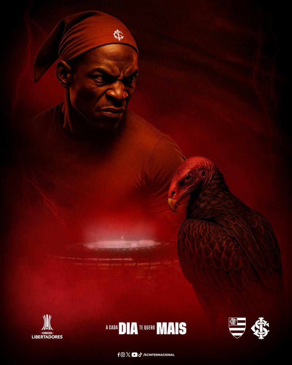 🗓️ 13/08;
⏰ 21h30;
🆚 Flamengo;
🏟️ Maracanã;
⚔️ CONMEBOL Libertadores;
🖥️ Canal do Inter, Globo, ESPN e Disney+.

É hoje. 𝗩𝗔𝗠𝗢 𝗤𝗨𝗘 𝗩𝗔𝗠𝗢, MEU INTER! 𝗗𝗔𝗟𝗘, COLORADO! 💥🇦🇹💥🇦🇹💥🇦🇹💥🇦🇹💥🇦🇹💥🇦🇹 #ACadaDiaTeQueroMais