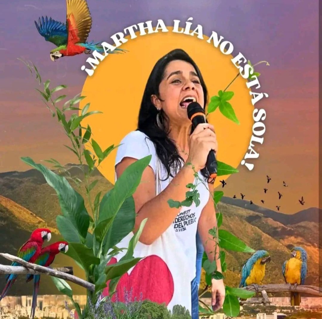 maputierra's tweet image. #LiberenAMarthaLia&quot;Martha Lía ha sido una figura clave en la defensa de los Derechos Humanos en Venezuela, ha dedicado su vida a acompañar causas justas,luchando al lado de las víctimas y sus familiares que buscan la verdad y justicia.Como lo hizo en nuestro caso&quot;AryenisTorrealba