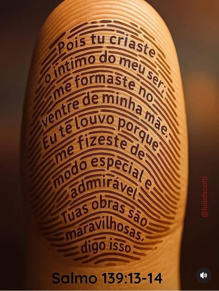 CarlaMargariso's tweet photo. Sua digital é única. 
Porque vc é único para o Eterno. https://t.co/DbQOTg8l7a