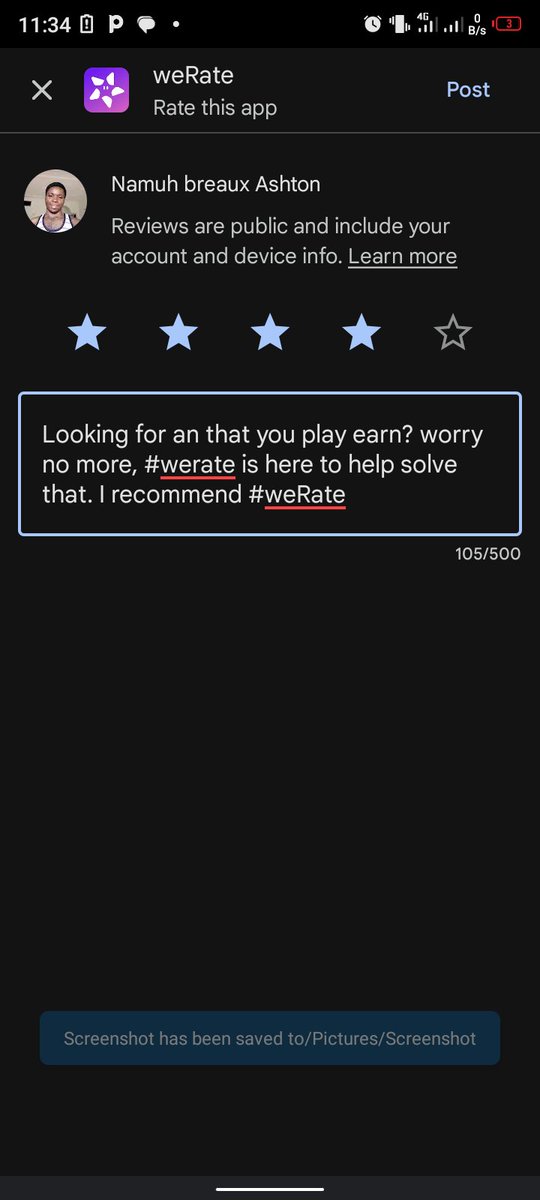 AshtonS37199499's tweet image. @weRate_Official  I know I'm doing it late but I had to caide i wasn't feeling okay for days now just get well... Please consider me #werate.