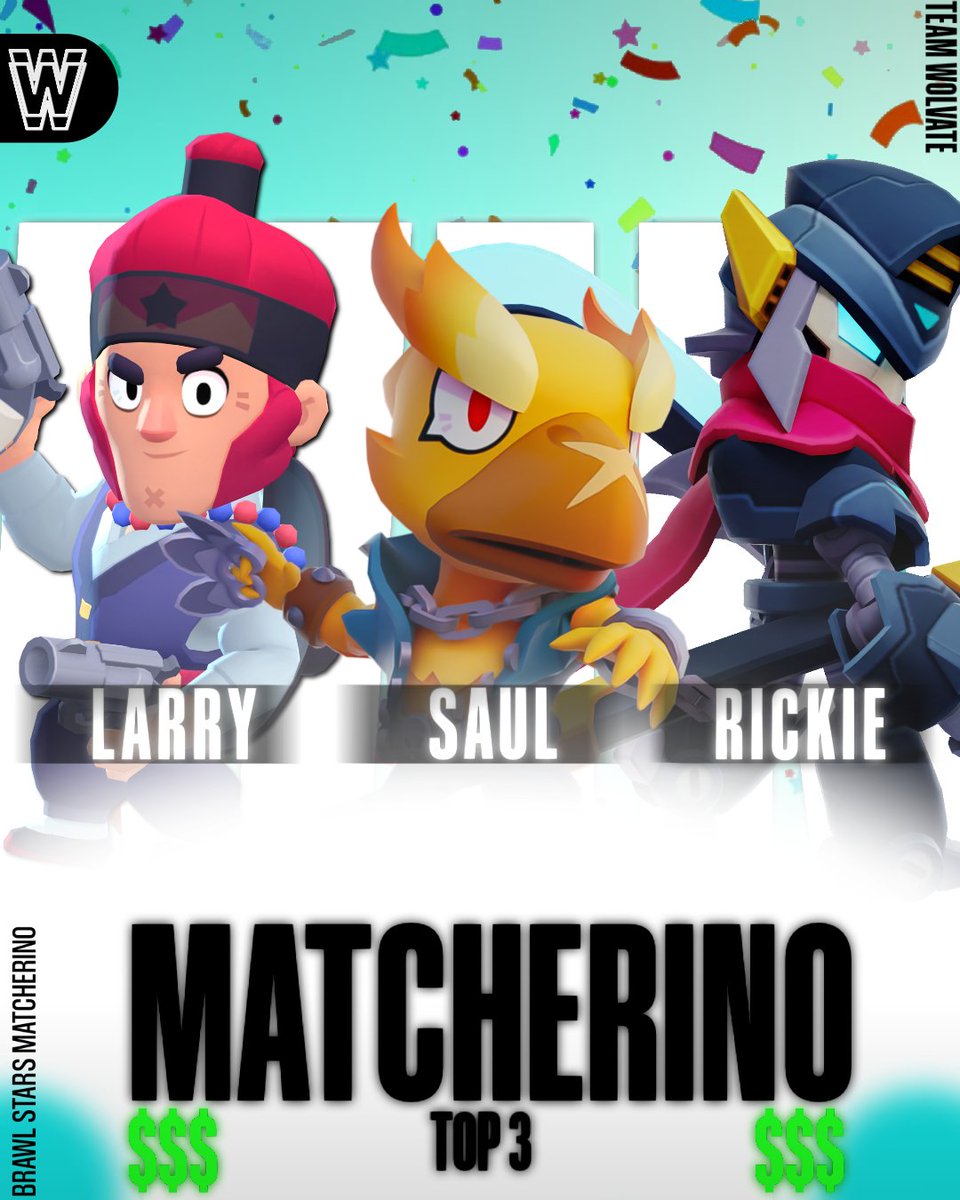 Top 3 en matcherino by <a href="/UPCoreEsports/">UPCore Esports</a> 

👤: <a href="/Sauljs_/">SauL</a> 
👤: <a href="/The__Larry1/">力|𝐿𝒶𝓇𝓇𝓎🦞</a> 
👤 : <a href="/richieee_bs/">rickie ✰</a> 

Tag especial: @jxx_nw 

Nuestro roster de norteamerica logro posicionarse en el tercer lugar del torneo matcherino de upcore logrando sacar earnings $$$. Esto es un logro muy importante!🤍