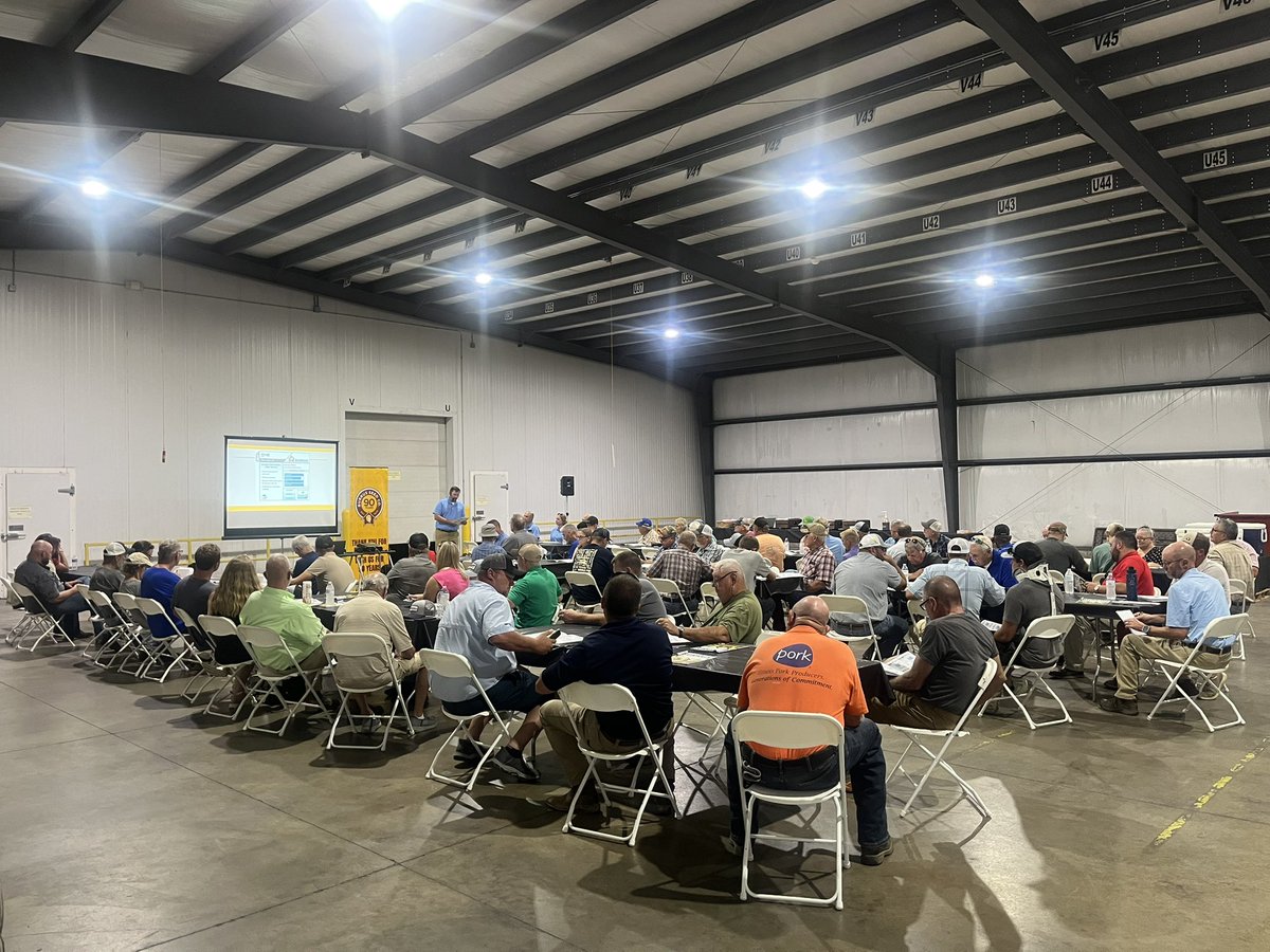 We are happy to have such a great turnout for our 90-Year Field Day tonight. Gathered where our company has proudly grown quality hybrid seed corn since 1935 in Arenzville! #BurrusSeed