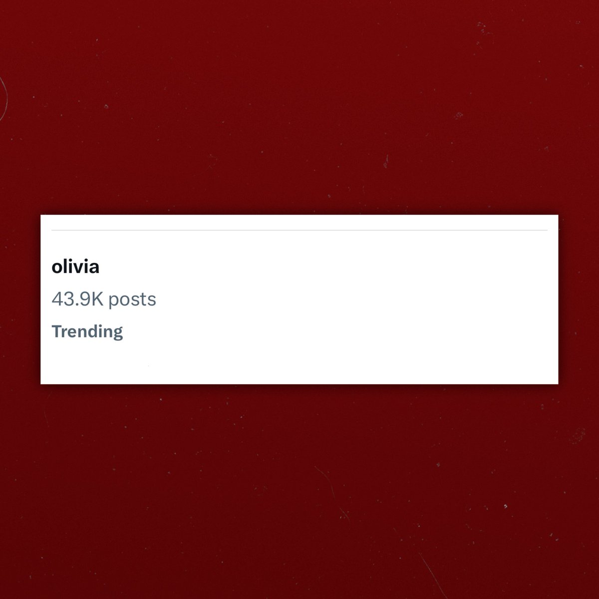 Olivia Rodrigo is trending on Twitter/X after teasing her third studio album.