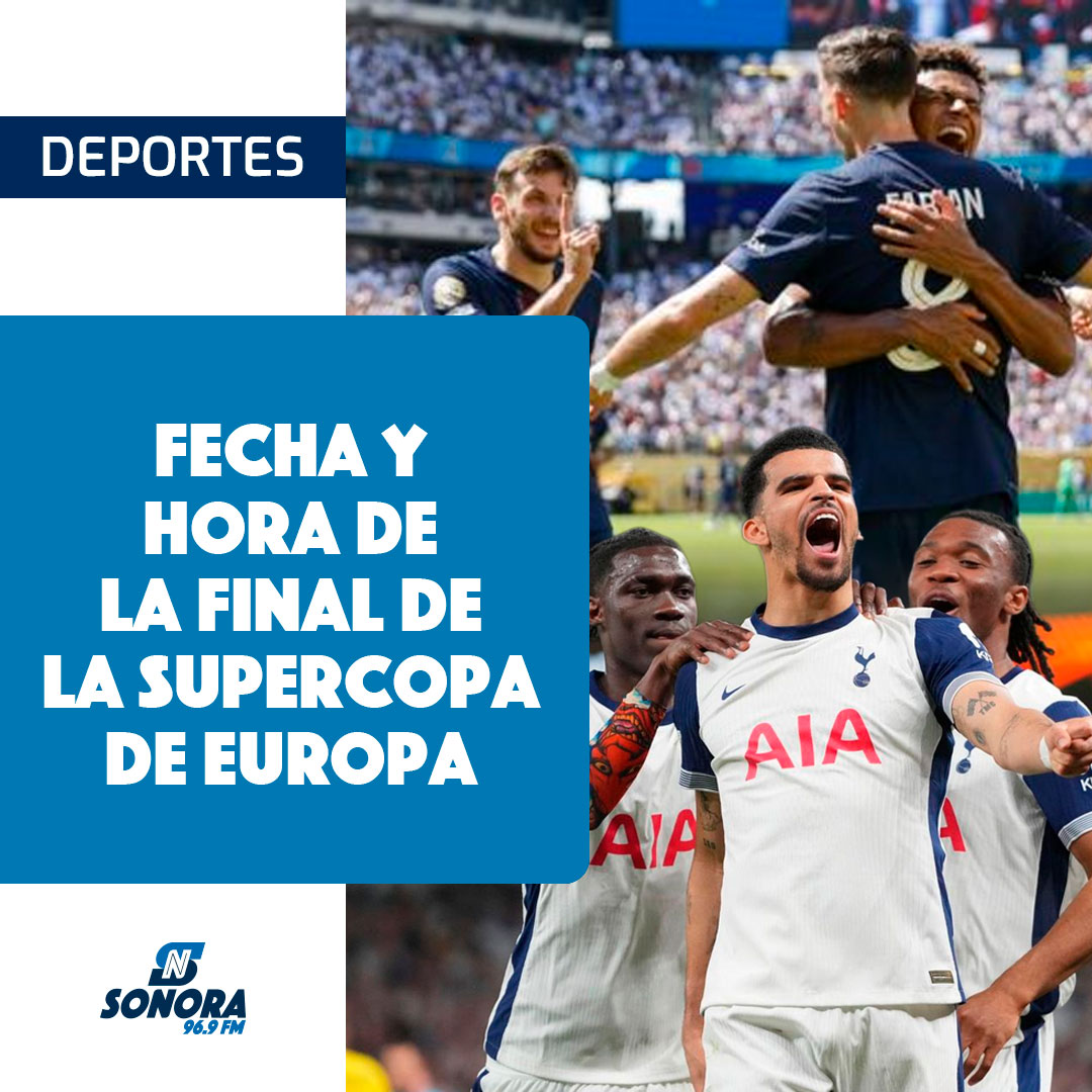 🏆Fecha y hora de la final de la Supercopa de Europa
➡️bit.ly/45Nn5xV