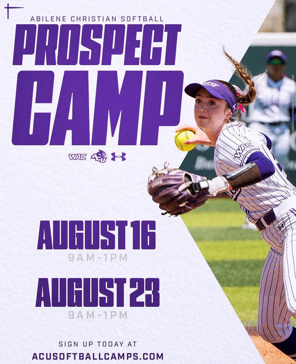 There’s still time to sign up for our August Prospect Camps! Limited Spots remaining, sign up now! Can’t wait to see you in Abilene! #DayOne #GoWildcats