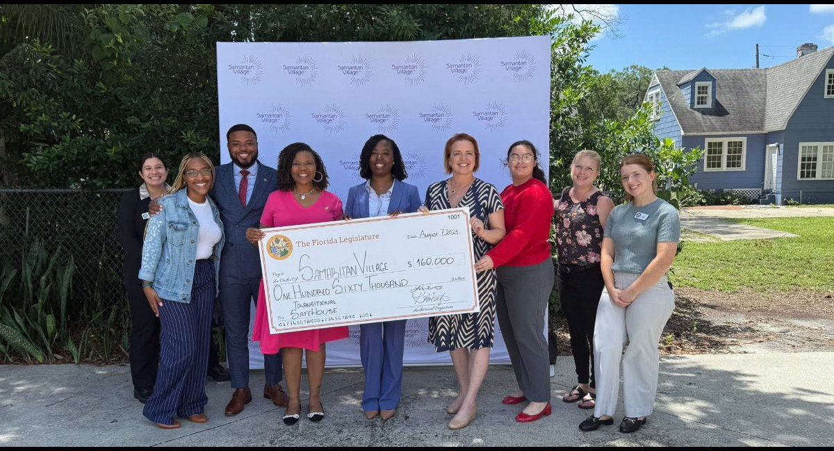Representative Lavon Bracy Davis and I presented our appropriation of $160,000 to Samaritan Village to support their Transitional Housing program.

Samaritan Village is a non-profit that provides wholistic support to survivors of sex trafficking. These funds will continue to
