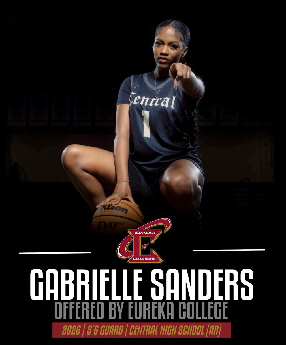 #AGTG After a great conversation with Coach Pace, I’m blessed to receive my first offer from <a href="/EurekaWbb/">Eureka College WBB🏀</a> ! <a href="/cbsanders6519/">Our Vision Arkansas Student-Athletes</a> <a href="/LRCentralWBB/">LR Central Lady Tiger Hoops</a>