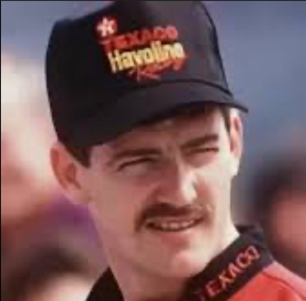 PudgeyWalsh's tweet photo. @ConnorZilisch Lmk when you wimpy ass drivers today are as tough as this bad ass right here! Earnhardt broke sternum, drove! Rudd had to tape his eyes open to drive a race! Rusty Wallace broke his wrist at Dega, drove next race! Bunch of beta bitches in NASCAR now! https://t.co/S8yR27iUPZ