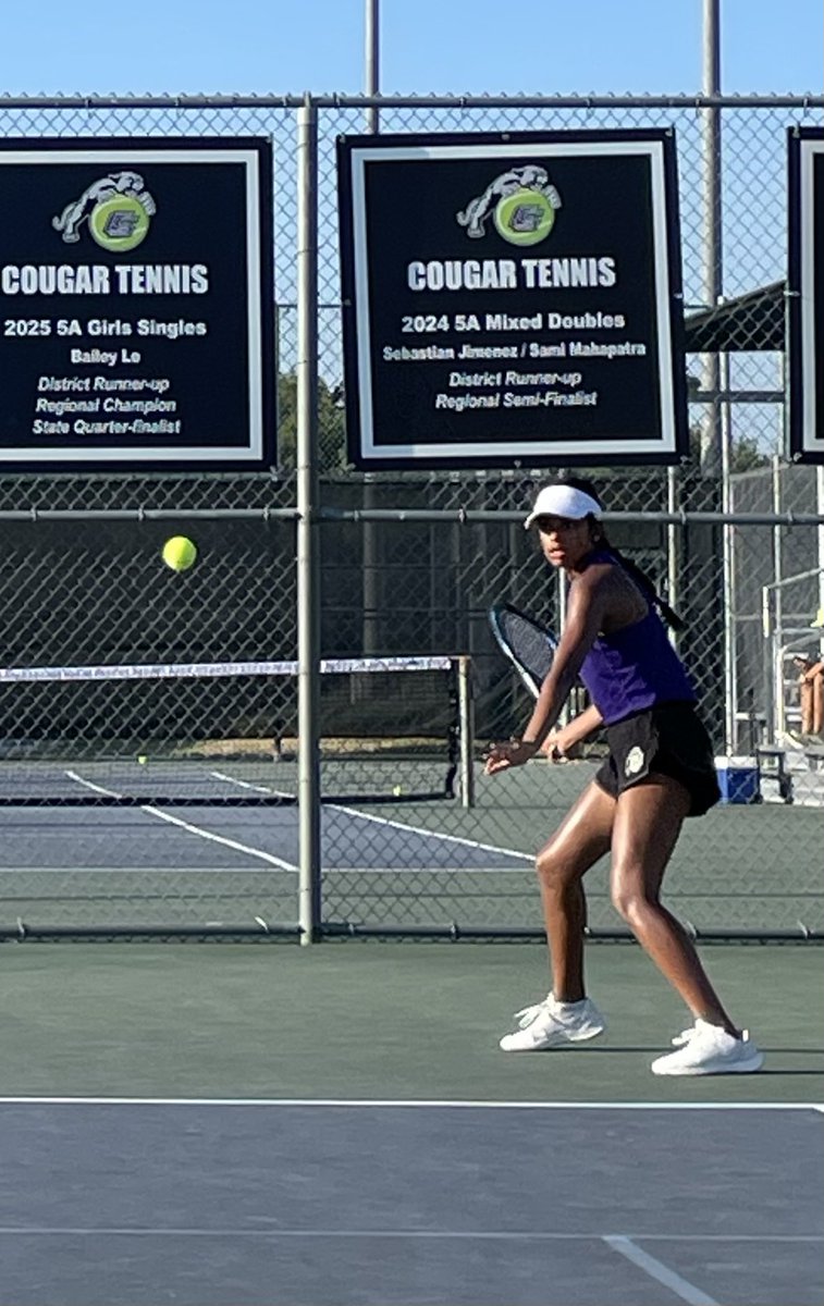Battle for Purple Concluded.
Cougars Sweep 🧹 Willis 
19-0 Claws Up 💜🎾 3-0 Record
