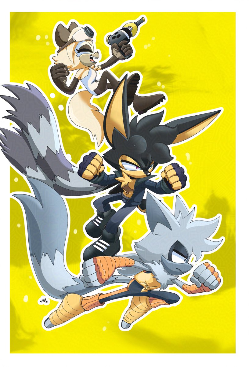 Saw some fan designs and thought "I wanna draw those" So I did! Did a little guessing on their outfits and colors, hopefully that's okay!

Maybe I'll make drawing whispangle kids with Aiden a regular thing kek

characters created by
@/NeffiWeffi

#SonicTheHedgehog #IDWsonic #oc