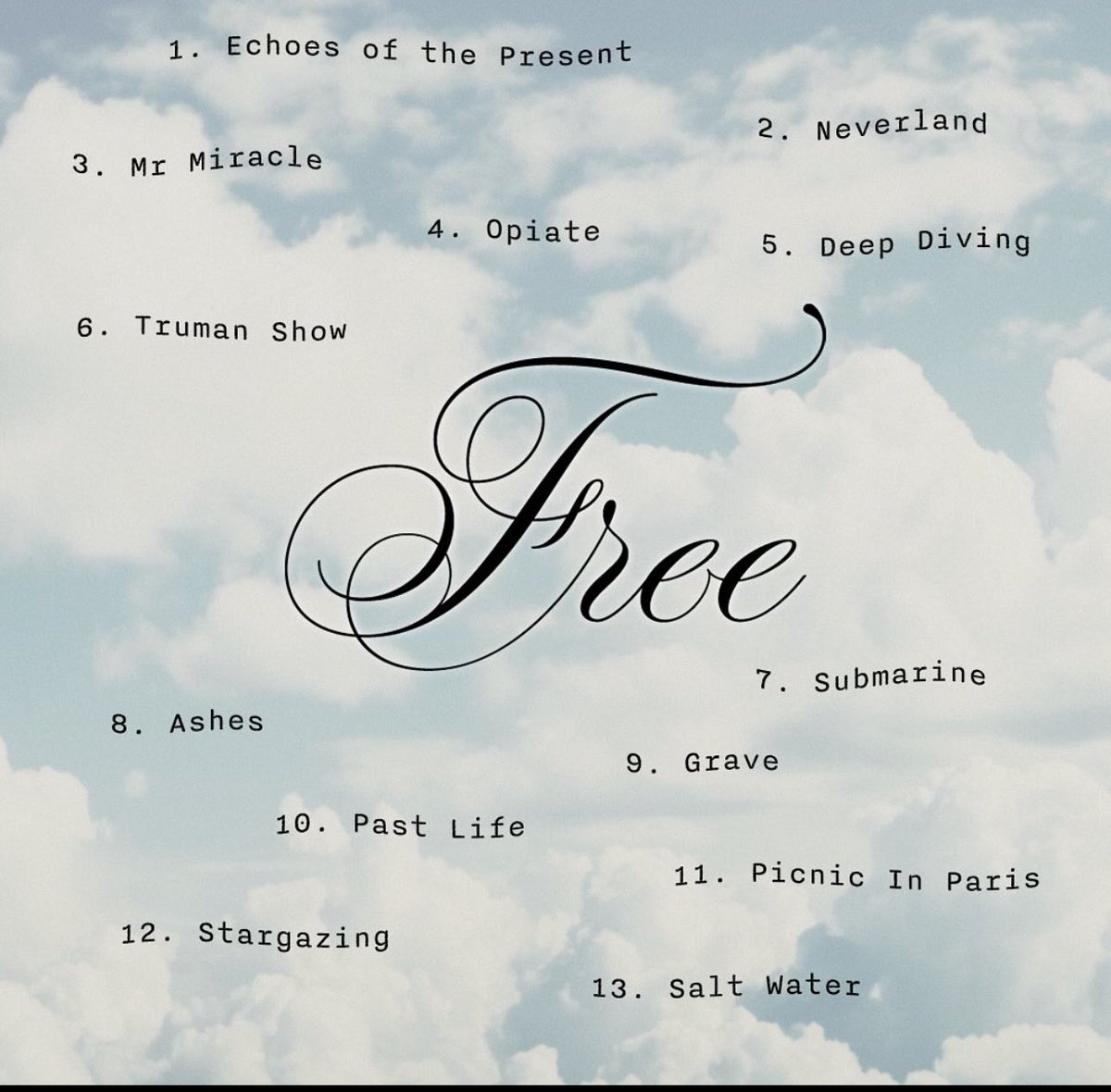 Kid Cudi unveils the tracklist for his new album ‘FREE’ dropping August 22nd ❤️
