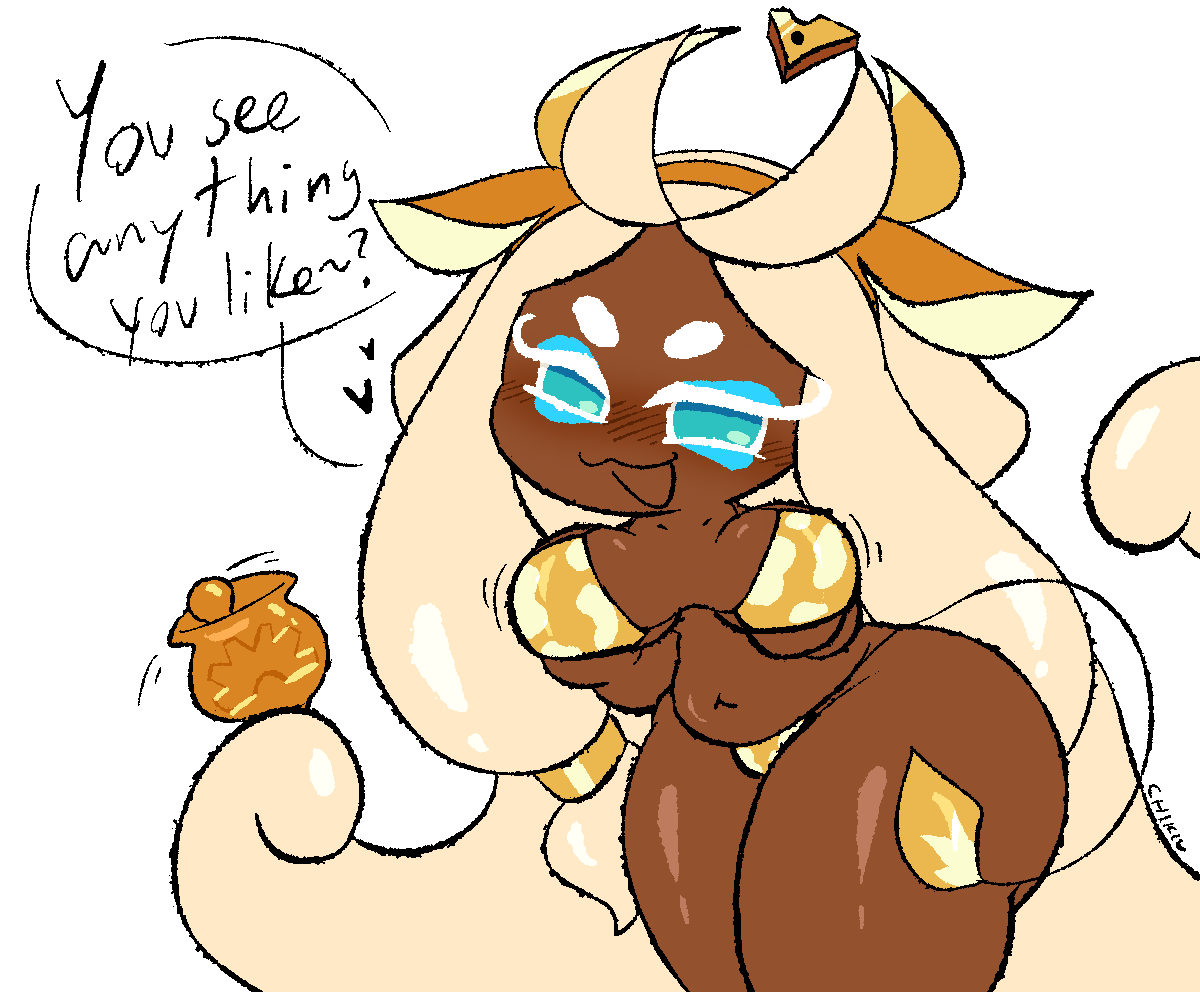 this was made specifically to tease a friend #coochierun #cookiecum #notsafeforcookies