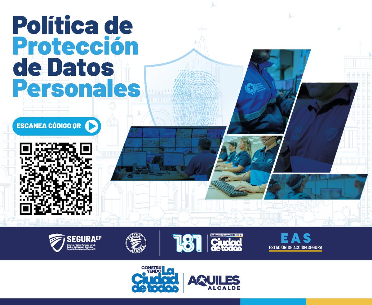 segura_ep's tweet photo. 🔒 Protegemos tu información

En #SeguraEP garantizamos la seguridad, confidencialidad y manejo de tus datos personales.

Nuestra Política de Protección de Datos cumple con la Ley Orgánica de Protección de Datos Personales (LOPDP). 

Conoce más: https://t.co/rvKvKJmu1b https://t.co/stHOsTDDxd