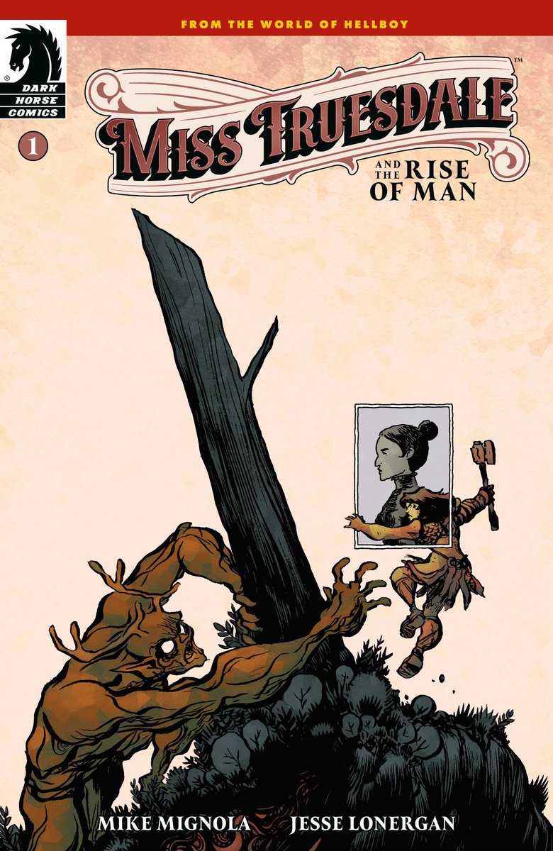FreakSugar's tweet photo. This December, Hellboy creator @artofmmignola and artist Jesse Lonergan are reuniting Miss Truesdale and the Rise of Man from @DarkHorseComics!

https://t.co/pc8wjRbgiF https://t.co/9HFaSf4GRm