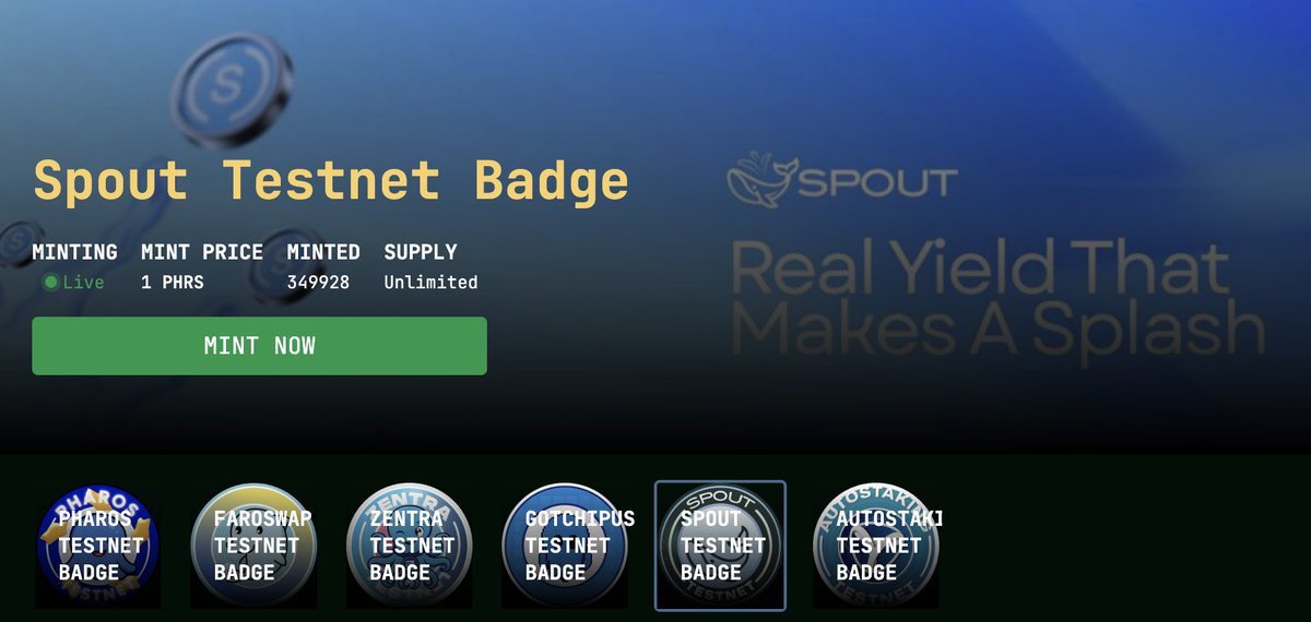 Spout Finance tweet media