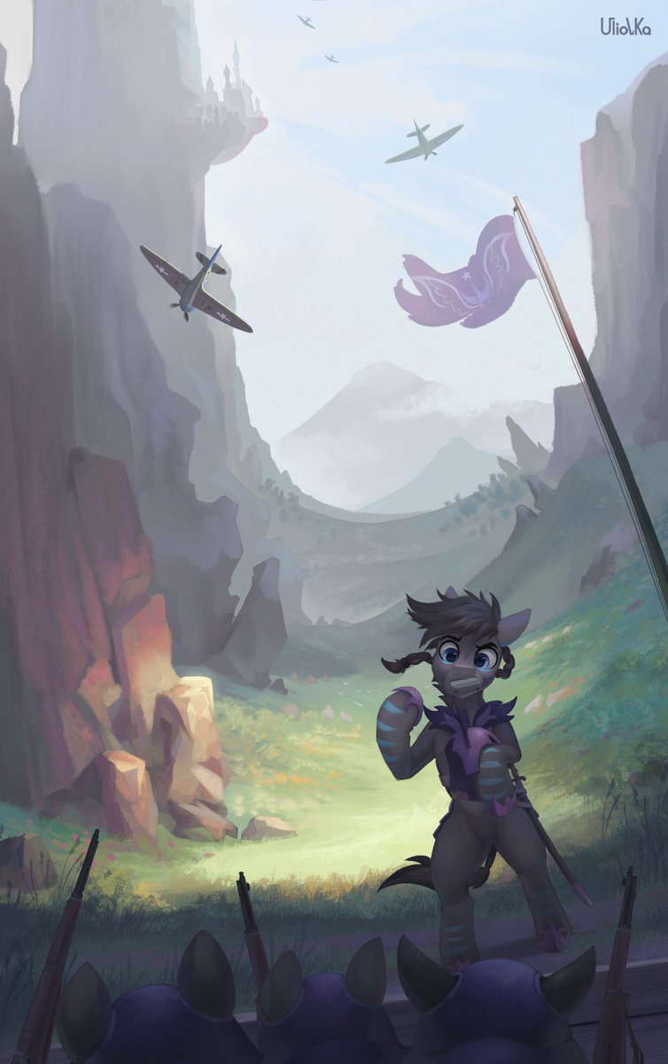 Everything quiet on the Equestrian front, inspired Equestria at War for Naetis