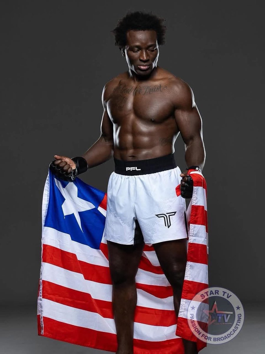 thelibinfluence's tweet photo. Congratulations are in order! After just two rounds and an epic knockout, Liberian talent Dwight Joseph was crowned winner at the Professional Fighters League in South Africa ππΎ
#TheLibInfluence https://t.co/pGaZUnLYMq