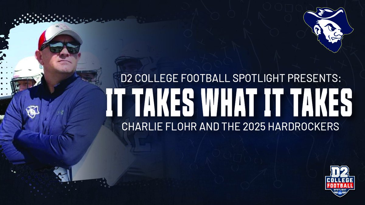 D2 College Football Spotlight (@d2fbspotlight) on Twitter photo From his small town roots to leading <a href="/HardrockerFB/">South Dakota Mines Football</a> into the 2025 season,@CoachFlohr's story comes to life in our new mini documentary It Takes What It Takes.
🎥 Premieres tonight at 7:00 CST on YouTube and X
▶️youtube.com/channel/UCxbu_…
#D2Football #Hardrockers #RMAC From his small town roots to leading <a href="/HardrockerFB/">South Dakota Mines Football</a> into the 2025 season,@CoachFlohr's story comes to life in our new mini documentary It Takes What It Takes.
🎥 Premieres tonight at 7:00 CST on YouTube and X
▶️youtube.com/channel/UCxbu_…
#D2Football #Hardrockers #RMAC