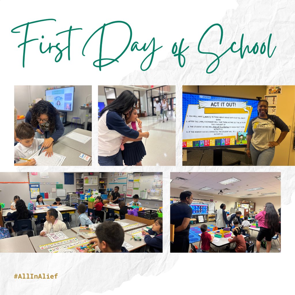 HicksTigers's tweet image. Here&apos;s to a new year of growth, learning, and endless possibilities! Let&apos;s make this year unforgettable! #backtoschool #firstdayvibes @aliefisd
