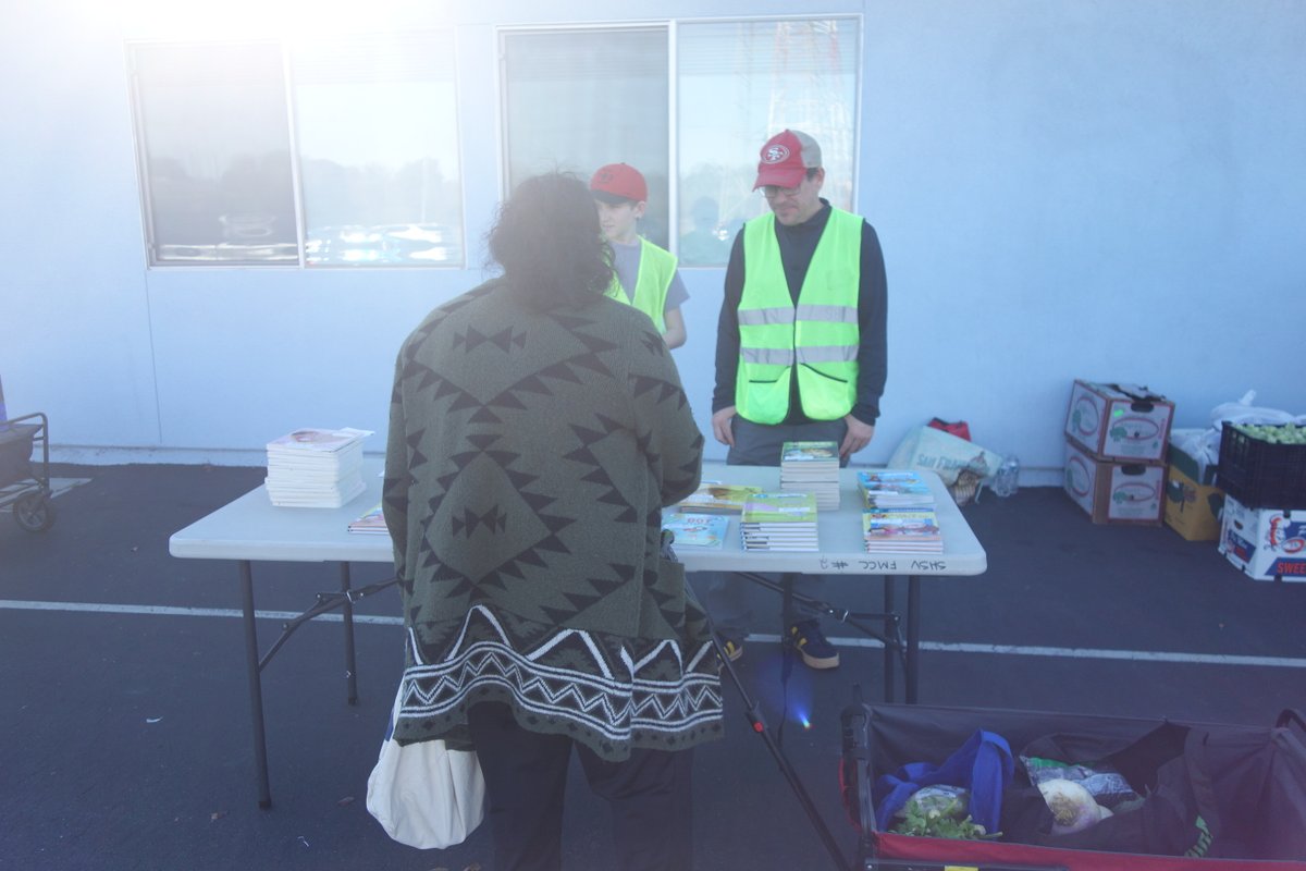 The San Bruno Library received a Lunch at the Library grant from the California State Library to distribute free books to children at local food distribution sites in San Bruno....Read Full Post: facebook.com/sanbrunopublic…