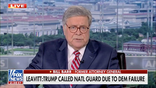 Why did Fox just bring on TRAITOR Bill Barr?

He should be IN PRISON