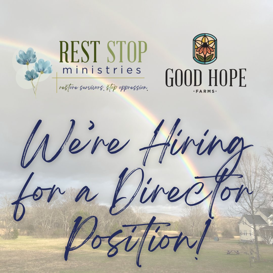 Exciting changes are taking place at RSM, and we need a new Director of Development and Marketing to partner with us in sharing the future and HOPE He has for the survivors in our care with the community! 🌈

🔗Job description and application info can be found on our website!