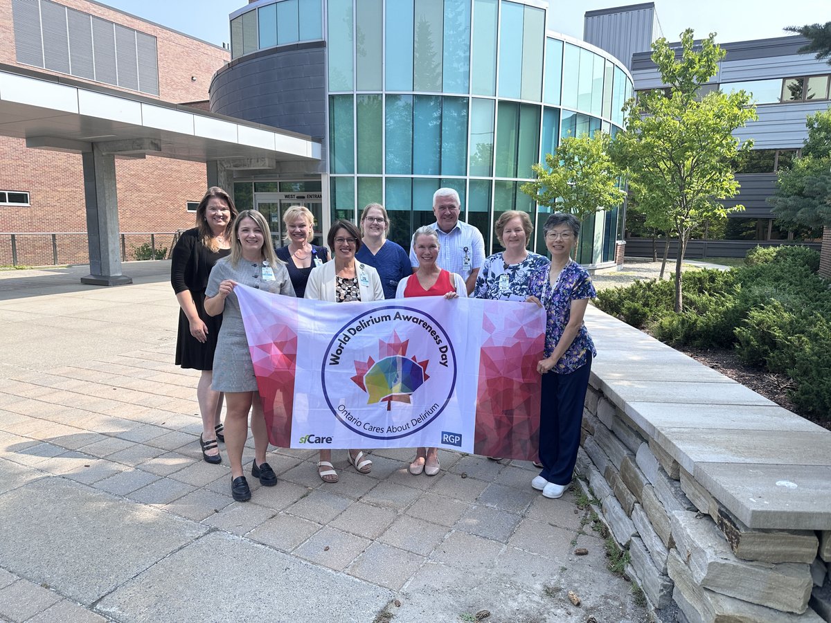 RGP of Toronto (@rgptoronto) on Twitter photo Thank you <a href="/QCHOttawa/">Queensway Carleton Hospital & Foundation</a> for sharing your wonderful photo with Ontario's Delirium Awareness Flag! We are proud of the work you're doing.🔗Read more: lnkd.in/epFZ_AFF
#ONCaresAboutDelirium #WDADFlagCanada #sfCare Thank you <a href="/QCHOttawa/">Queensway Carleton Hospital & Foundation</a> for sharing your wonderful photo with Ontario's Delirium Awareness Flag! We are proud of the work you're doing.🔗Read more: lnkd.in/epFZ_AFF
#ONCaresAboutDelirium #WDADFlagCanada #sfCare