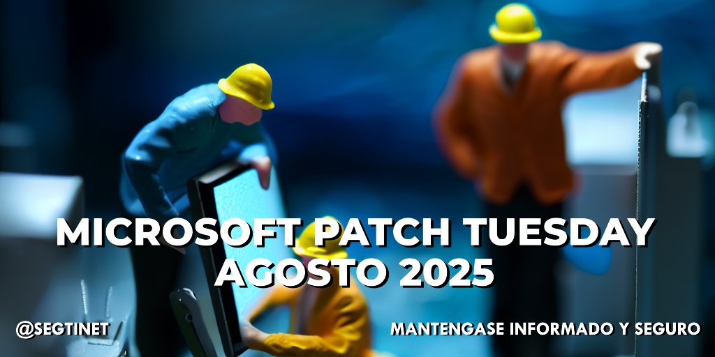 SegtiNet's tweet photo. 𝗠𝗶𝗰𝗿𝗼𝘀𝗼𝗳𝘁 𝗣𝗮𝘁𝗰𝗵 𝗧𝘂𝗲𝘀𝗱𝗮𝘆
Las actualizaciones de seguridad de este mes incluyen 107 fallas, incluyendo 1 día cero divulgado públicamente y 13 vulnerabilidades "críticas". 🧵 #PatchTuesday #SecurityUpdate
.
🛡 #CyberSecurity #CiberSeguridad https://t.co/4PPMccXANV