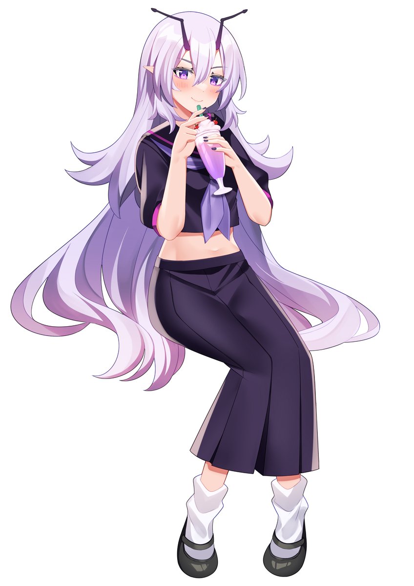 Summer is almost over, but it keeps getting hotter! Wanna go down and get a shake with me at the burger joint? 
 
Commissioned from <a href="/sashachii39/">ササちい (SashaChii) ＠FANBOX開始</a> !

  #Art #Vtuberart #VtuberEN #ENvtuber #Vtuber #streamer #Vtuberuprising #oc