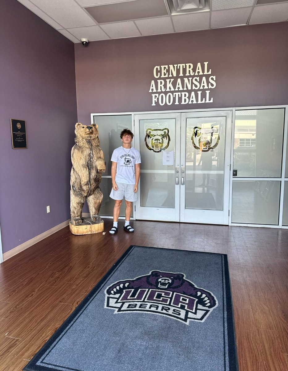Tyler Boatright (@tyler_boat81) on Twitter photo Visited and walked around the campus and learned more about the Univeristy of central arkansas last week. <a href="/ucabears/">University of Central Arkansas</a> Visited and walked around the campus and learned more about the Univeristy of central arkansas last week. <a href="/ucabears/">University of Central Arkansas</a>