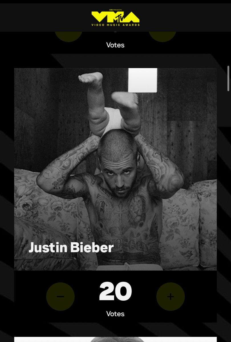 biizzleflatline's tweet photo. I VOTE JUSTIN BIEBER BEST POP ARTIST #VMAs  @justinbieber @vmas https://t.co/oLdbN1iKEs