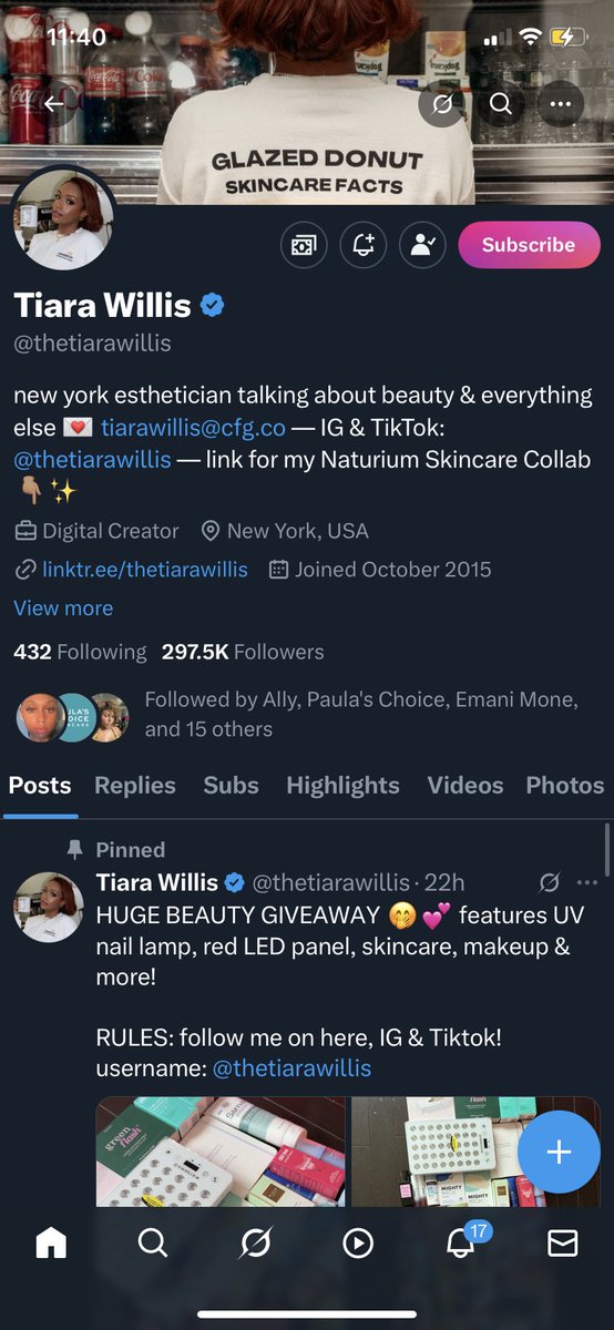 arreecia's tweet photo. @thetiarawillis Screenshot 💓 https://t.co/klMiI1vvz3