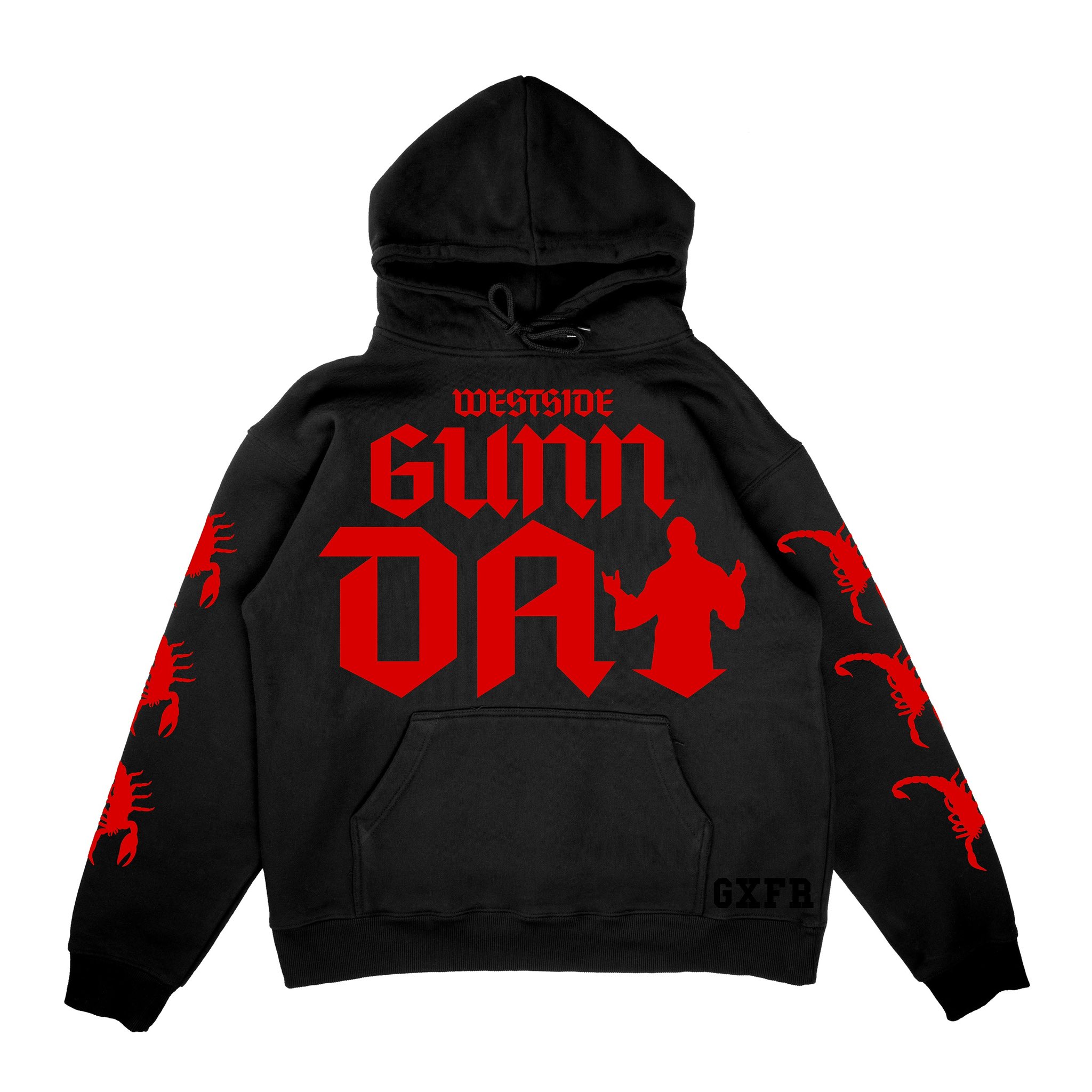 トップス WESTSIDE GUNN REBIRTH STUDIOS HOODIE 1 Westside Gunn Hoodie Pray For Paris 2023 Black Size XL