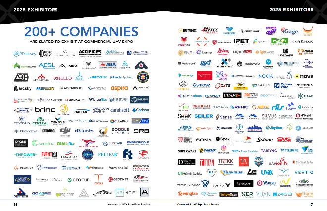 ExpoUAV's tweet photo. The Commercial UAV Expo Event Preview is now available. Explore key sessions, exhibitors, and networking opportunities in one place. Plan your September 2โ4 experience in Las Vegas: https://t.co/SNfwJojJla
#Expouav #Drones #UAS #UAV #EventPreview #Conference #ExhibitHall https://t.co/W45zkexyBe