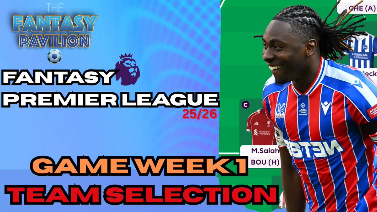 FantasyPavilion's tweet photo. New Season 
New FPL Content 
Game week 1 team selection 
Is LIVE!!!!! 
Follow the link 
Like
Share 
Comment 
Subscribe 

Rate Jarrod’s team

https://t.co/dtnTQfxUHd

#FPL #FPLCommunity #GW1 https://t.co/o1XdtBphKL