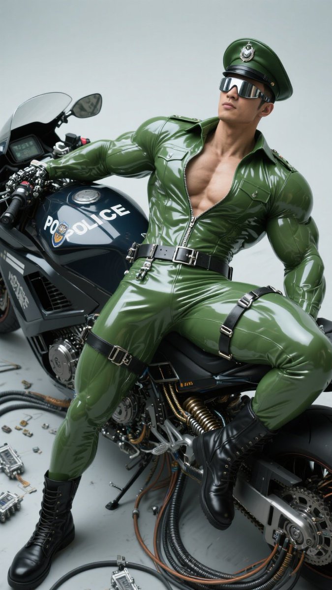 It is just a machine, just like the police motorcycle, an equipment belonging to the SYSTEM