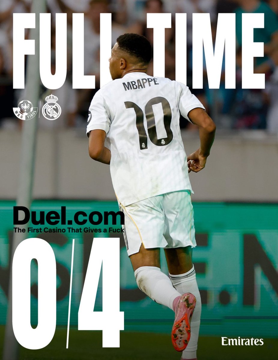 RMAzeus's tweet photo. In case you missed Real Madrid vs WSG Tirol Match. 

Here’s a full thread showing all the goals and key highlights from the match. A thread 🧵⚽️ https://t.co/9HQ0Q5j7iV