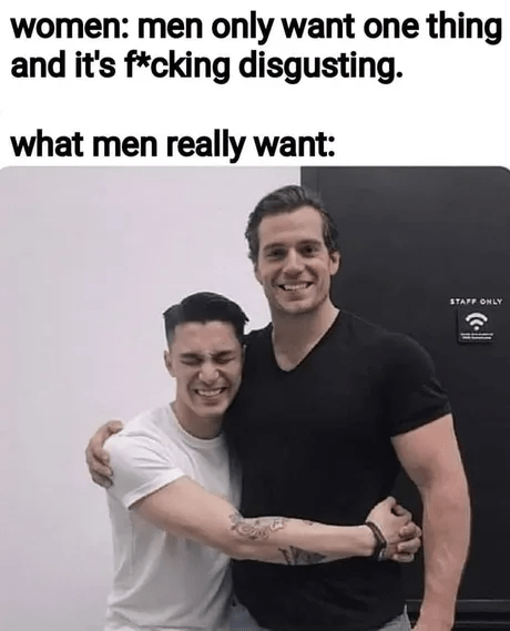 Channel3Memes's tweet photo. @FightWithMemes It's not gay. https://t.co/0AVTtKiaH7