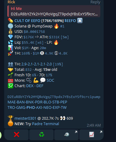 $EEFO
D2EuR8bYZYk2HYQRoVgqZT9pdxJYBsExYSf9crc1pump
176k MC

instagram.com/p/DNQ6MaYS8RA/