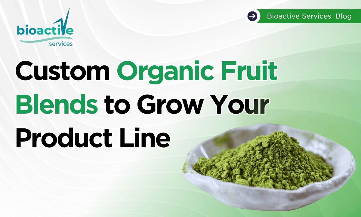 Bioactiveserve's tweet image. Fruitful Innovation: Elevate Your Brand with Organic Fruit Blends

🔗 Read the full article : bioactive-resources.com/custom-organic…

🌐bioactive-resources.com
🌐bioactive-safesterile.com

#OrganicFruitBlend #CleanLabelInnovation #NutraceuticalIngredients #USDAOrganic  #BioactiveServices