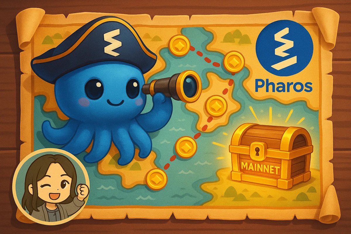 AdewaleMir94316's tweet photo. 🚢⚓ Consistency is the wind in our sails 🌊 — every click, every task, every day brings us closer to the Pharos Testnet 🛠️➡️ Mainnet 🚀
Stay locked in 🔒🔥 WAGMI 💪✨ #PharosNetwork #MainnetLoading https://t.co/T4IolVUyw2