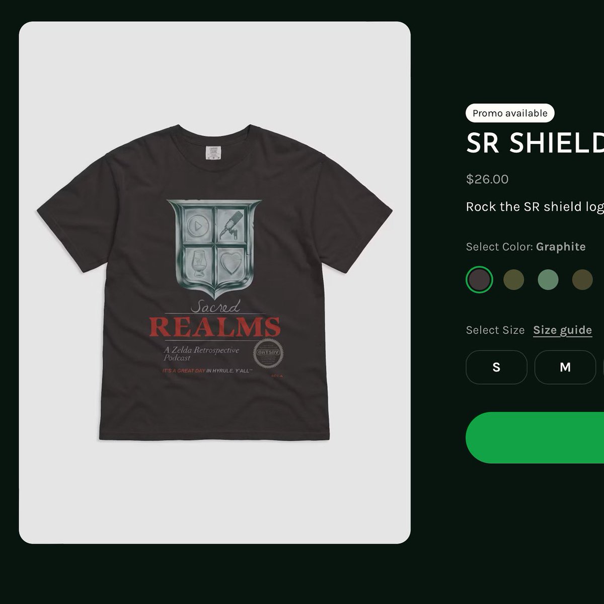 Hey, Listen!! At my side-gig over at <a href="/SacredRealmsPod/">Sacred Realms Podcast</a> we’ve gone live with a new line of merch for the show! We have a few items with this amazing reimagining of the classic Zelda box. Go check it out and maybe grab a shirt or a tote! bit.ly/45fJUdC #sacredrealmspod