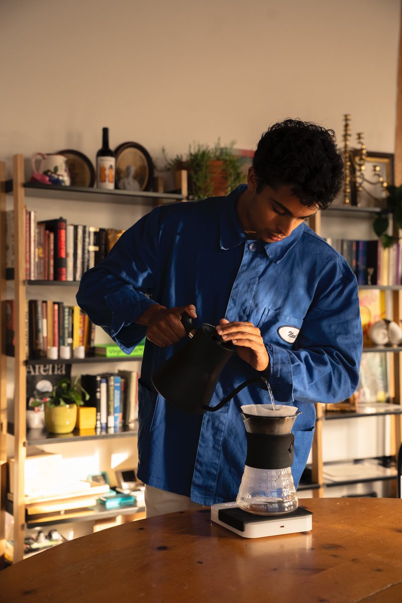zeldapoem's tweet photo. Nautilus uniform is out – vintage chore jackets I curated all the way from France!

Each jacket is unique, carrying the story of the craftsman who wore it before them. It's up to the proteges to give them a new story now, through the mastery of their own craft.

For this merch, I was inspired by @dieworkwear's threads on wearing fashion that's culturally relevant. The "bleu de travail" (French workwear) speaks to me not just because I'm French – it's a garment that's been loved by vintage connoisseurs for the last decade, and that in itself connects Nautilus to a broader cultural appreciation for beauty, utility, and style that endures.

More importantly, one of the things I aim to model at Nautilus is that the real work of building something ambitious lies in the mundane tasks we show up for every day. These jackets were worn by blacksmiths and other tradespeople committed to being useful to society and driving progress forward. In this way, each protégé is now part of that lineage – one that stretches back generations – and is invited to carry it into the future through the bold, meticulous, and unglamorous work that makes great things possible.

Each jacket is customized with a patch bearing the protege’s name on the front, and our logo on the back – a symbol of the hero’s journey we all embark on at Nautilus, from setting out into the unknown to returning transformed, ready to contribute to the world.