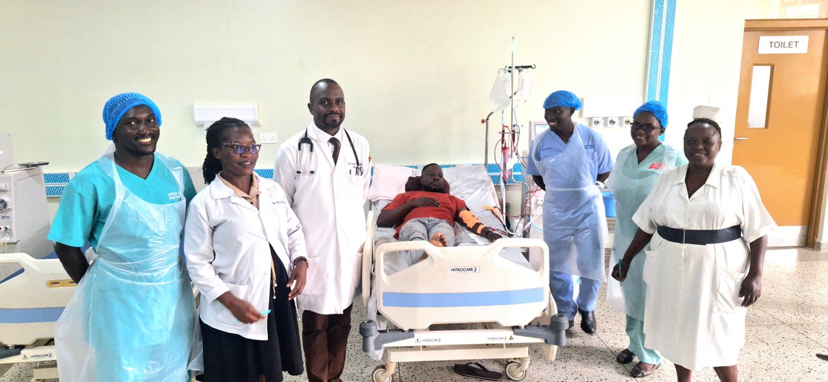 HoimaReferral's tweet photo. Ground breaking Dialysis services have today been launched extending services closer to patients within and around the region. A team led by Head of Clinical services were skilled with support from @MinofHealthUG and @kirudduNRH.
@JaneRuth_Aceng  @DianaAtwine https://t.co/JY40uCBIno